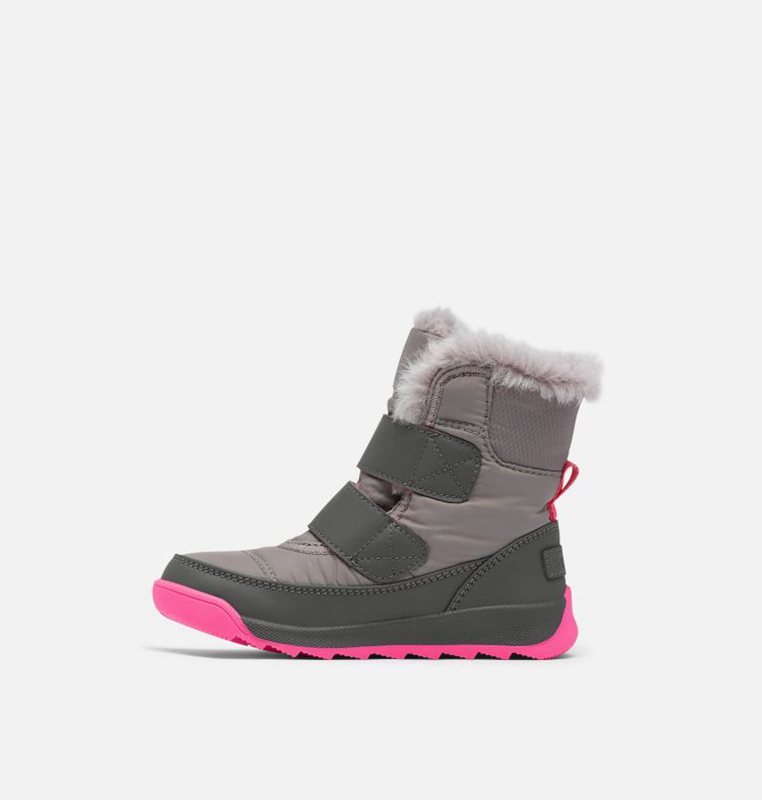 Kids Snow Boots Grey - Sorel Childrens Whitney™ II Strap - 897-KSWJPD